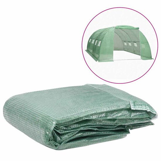 Kashoes vervangend (16 m&sup2;) 400x400x200 cm groen