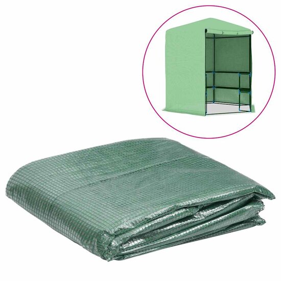 Kashoes vervangend (6,5025 m&sup2;) 255x255x194 cm groen