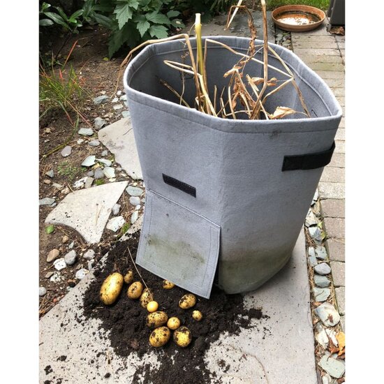 Nature Aardappelkweekzak 37 L Kleurig Antraciet