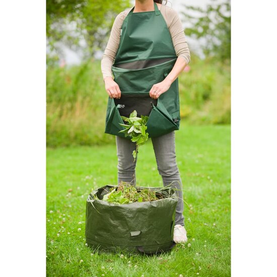 Nature Tuinschort Met Opvouwbare Zak 130X55 Cm Groen