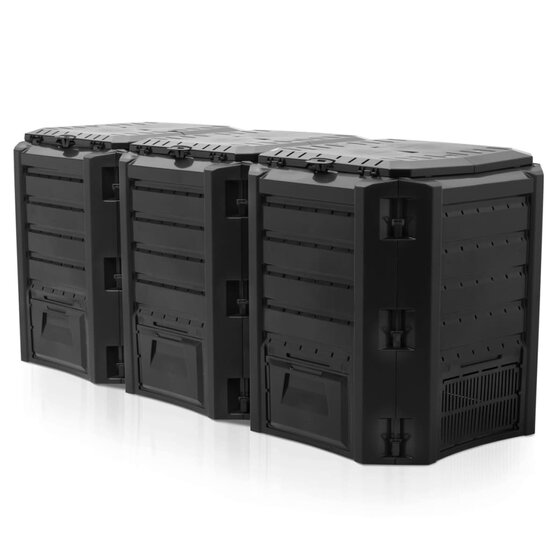 Compostbak zwart 1200 L