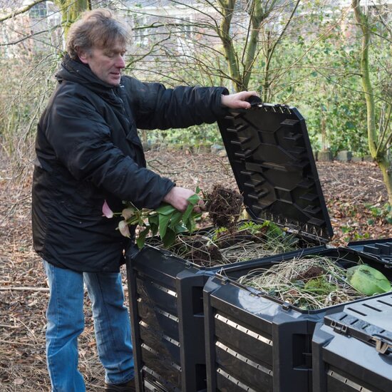 Compostbak zwart 1200 L