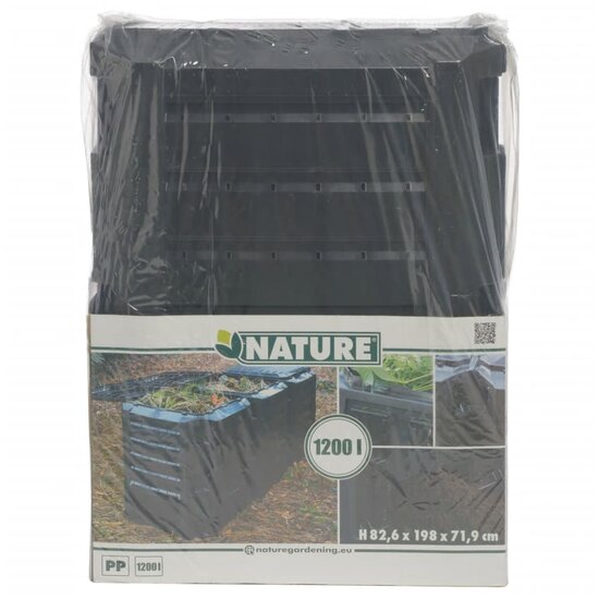 Compostbak zwart 1200 L