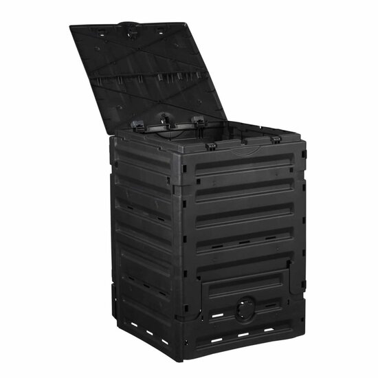 Compostbak 300 L zwart