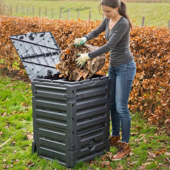 Compostbak 300 L zwart