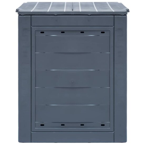 Compostbak 260 L 60x60x73cm grijs