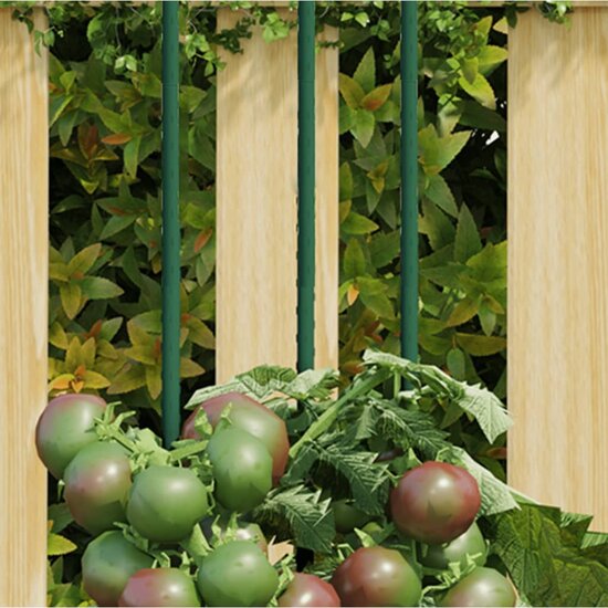 Plantenstaken Staal Groen 60 cm