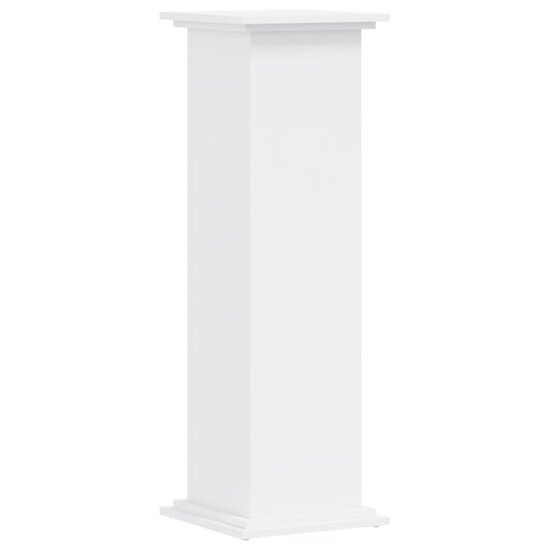 Plantenstandaard Bewerkt Hout 33 x 33 x 100 cm Wit
