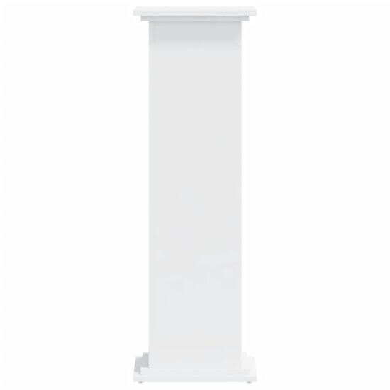 Plantenstandaard Bewerkt Hout 33 x 33 x 100 cm Wit