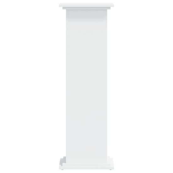 Plantenstandaard Bewerkt Hout 33 x 33 x 100 cm Wit