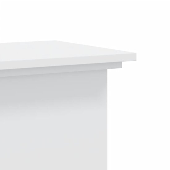 Plantenstandaard Bewerkt Hout 33 x 33 x 100 cm Wit