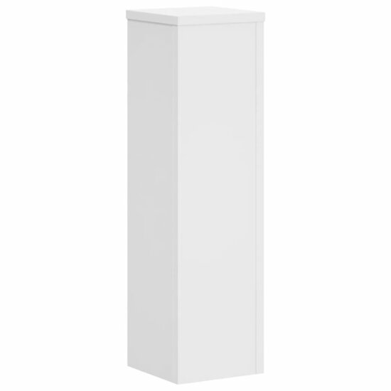Plantenstandaards Bewerkt Hout 17 x 17 x 60 cm Wit
