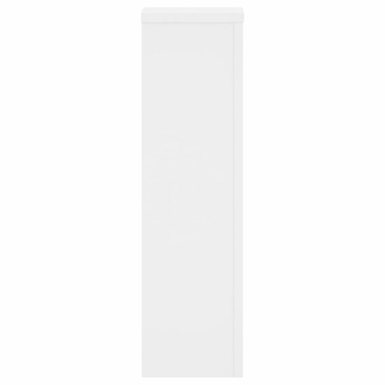 Plantenstandaards Bewerkt Hout 17 x 17 x 60 cm Wit