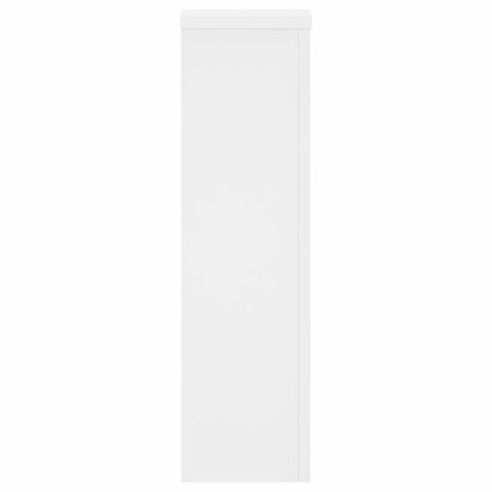 Plantenstandaards Bewerkt Hout 17 x 17 x 60 cm Wit