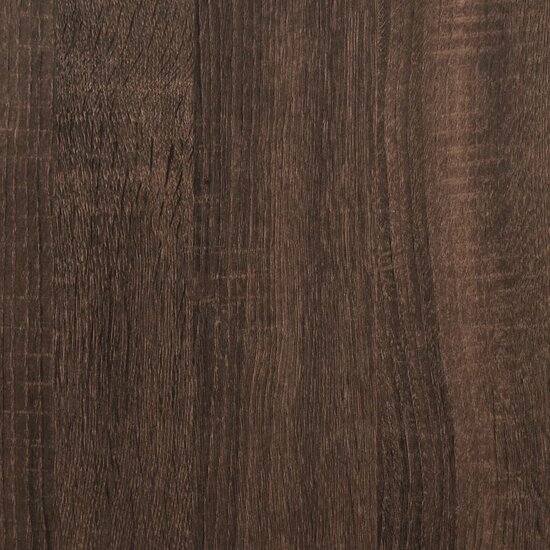Plantenstandaard Bewerkt Hout Ig 33 x 33 x 100 cm bruin eikenkleur