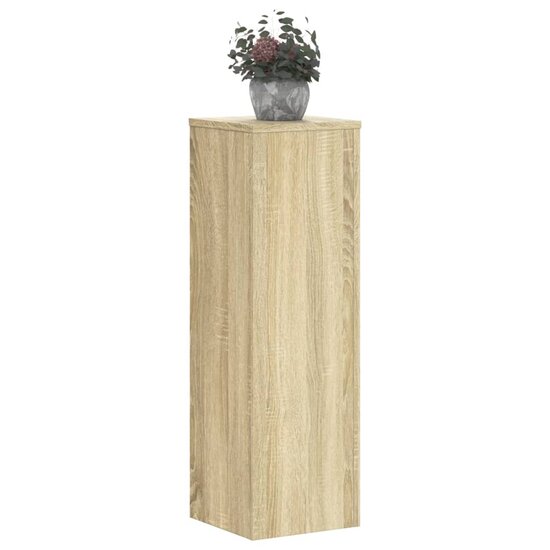 Plantenstandaards Bewerkt Hout 25 x 25 x 80 cm Sonoma eiken