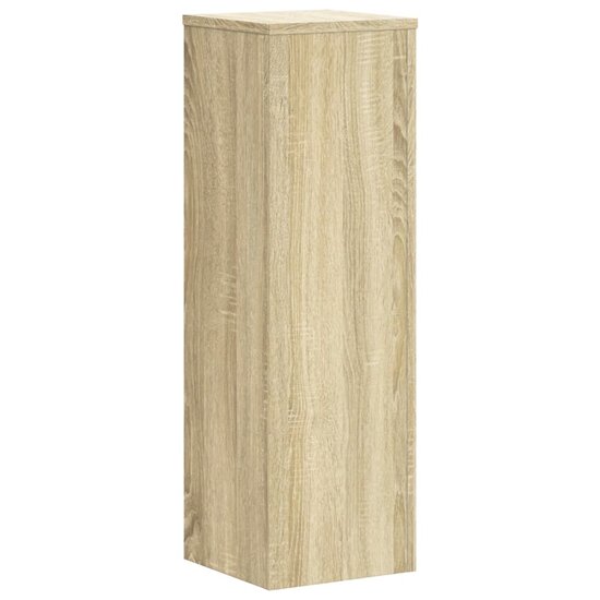 Plantenstandaards Bewerkt Hout 25 x 25 x 80 cm Sonoma eiken