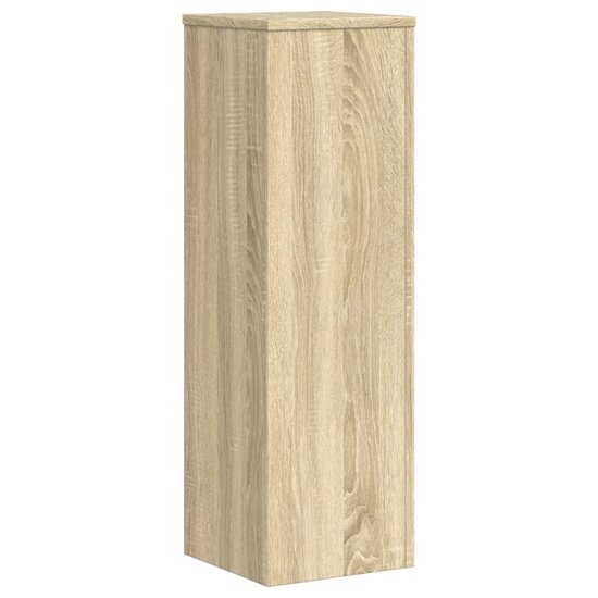 Plantenstandaards Bewerkt Hout 25 x 25 x 80 cm Sonoma eiken