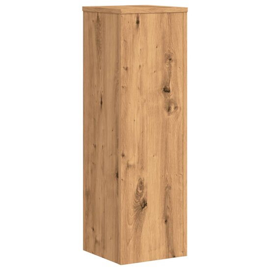 Plantenstandaards Hout Artisanaal Kleurig 25 x 25 x 80 cm Eiken