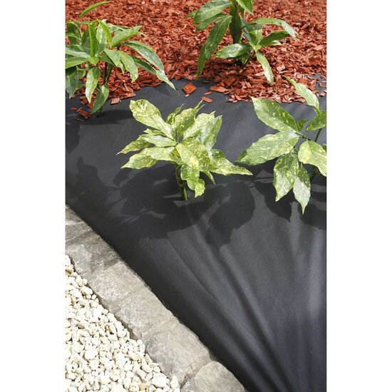 Grondbedekkingsvlies 1x20 m zwart 6030220