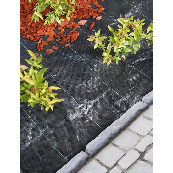 Worteldoek 2x10 m zwart