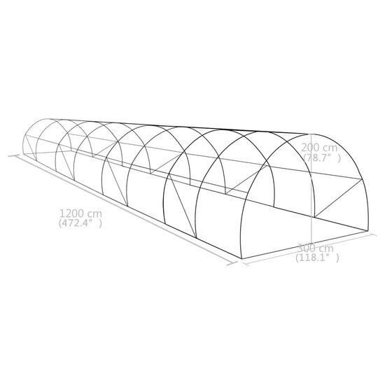 Kas 36 m&sup2; 1200x300x200 cm