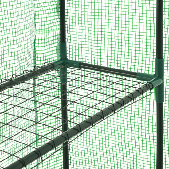 Inloopkas met 12 schappen 143x214x196 cm staal