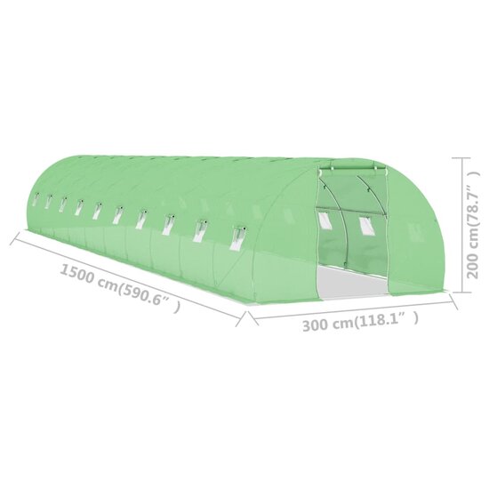 Kas 45 m&sup2; 15x3x2 m