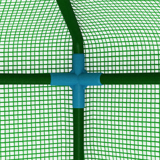 Tuinkas Met Schappen 227X223 Cm Staal