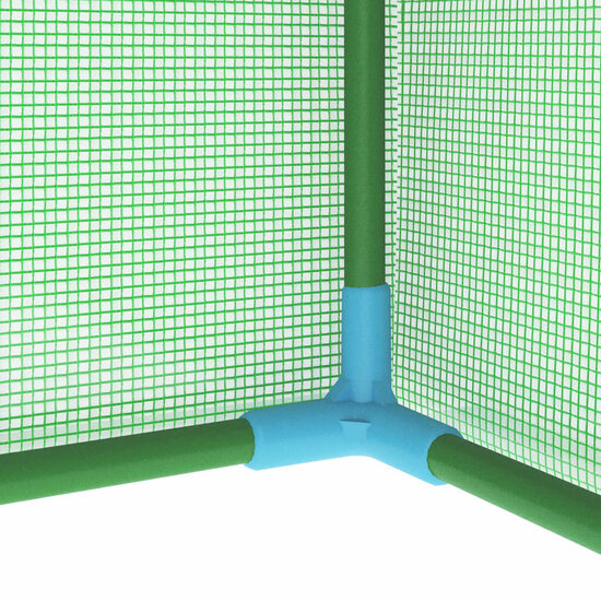 Kas met stalen frame 0,5 m&sup2; 1x0,5x1,9 m