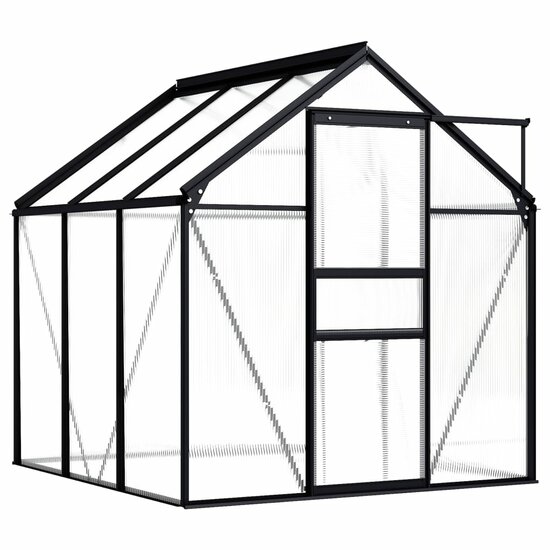 Tuinkas 3,61 M&sup3; Aluminium Antracietkleurig 3.61 m&sup2;