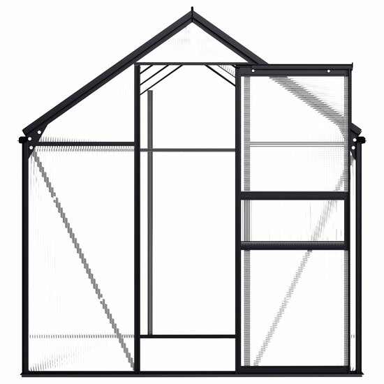 Tuinkas 3,61 M&sup3; Aluminium Antracietkleurig 3.61 m&sup2;