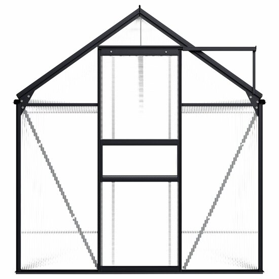 Tuinkas 5,89 M&sup3; Aluminium Antracietkleurig 5.89 m&sup2;