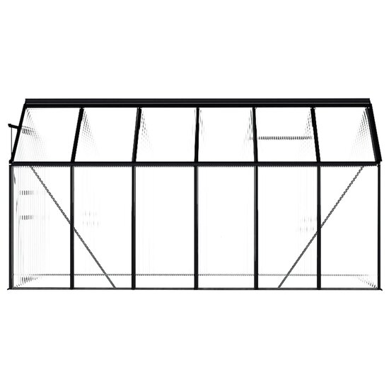 Tuinkas 7,03 m&sup3; aluminium antracietkleurig