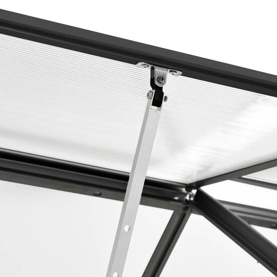 Tuinkas 7,03 m&sup3; aluminium antracietkleurig