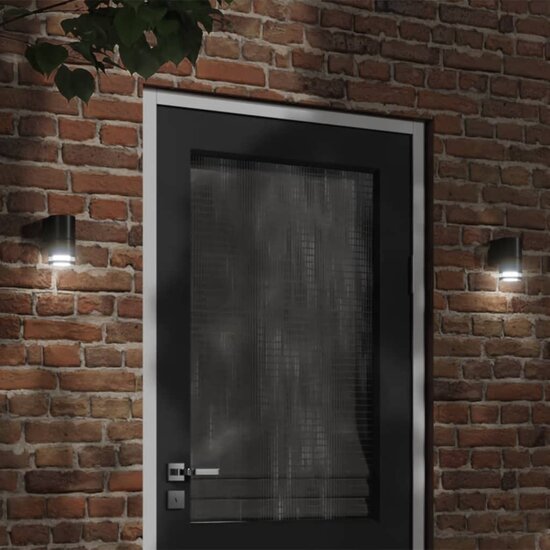 Buitenwandlamp Gegoten Aluminium Zwart 1
