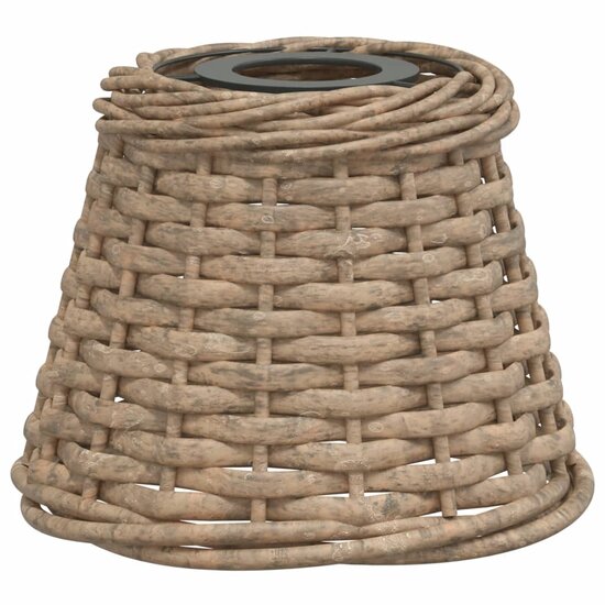 Plafondlampenkap &Oslash;15x12 cm wicker bruin
