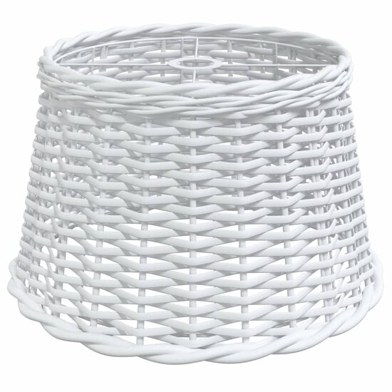 Plafondlampenkap &Oslash;45x28 cm wicker wit