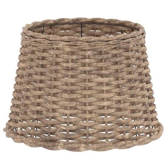 Lampenkap &Oslash;40x26 cm wicker bruin
