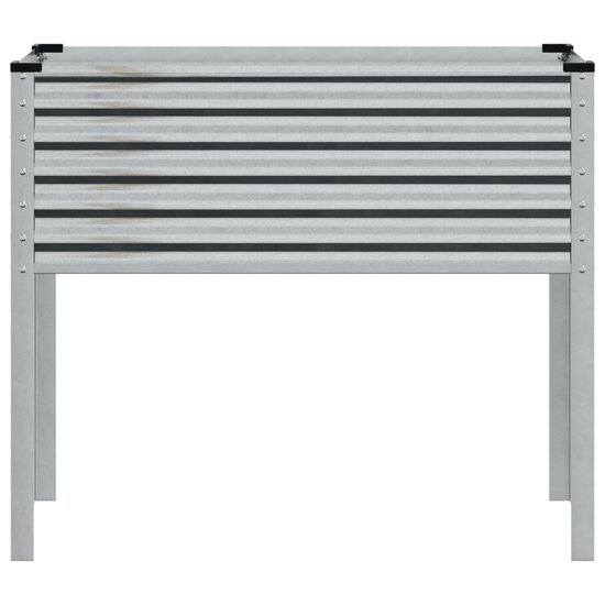 Plantenbank 100x41x90 cm gegalvaniseerd staal