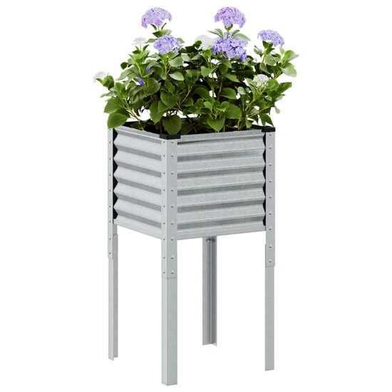 Plantenbak 45x45x88 cm gegalvaniseerd staal
