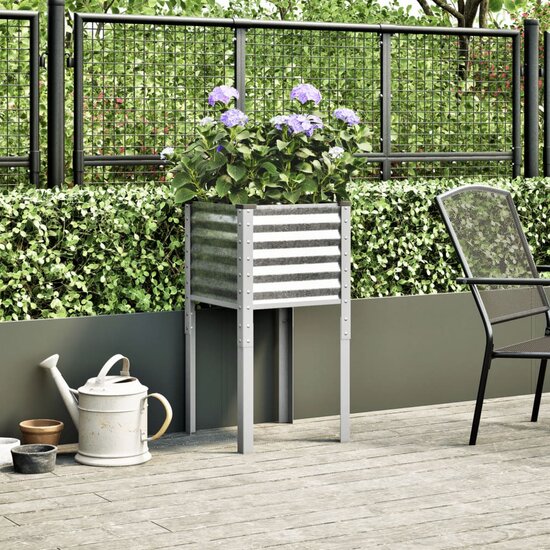 Plantenbak 45x45x88 cm gegalvaniseerd staal