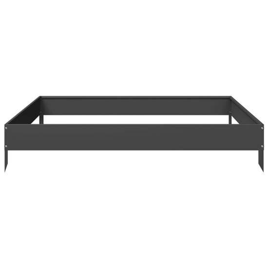 Plantenbak verhoogd 100x100x18,5 cm staal