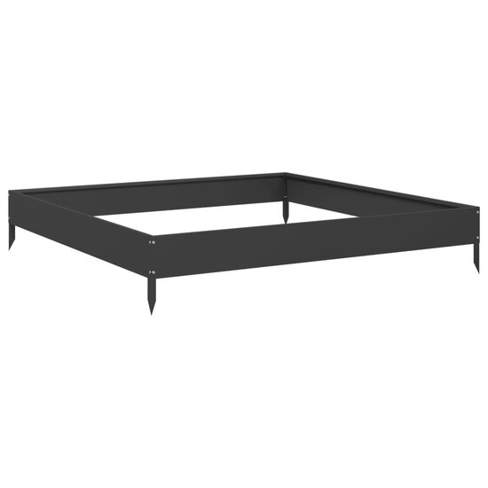 Plantenbak verhoogd 100x100x18,5 cm staal