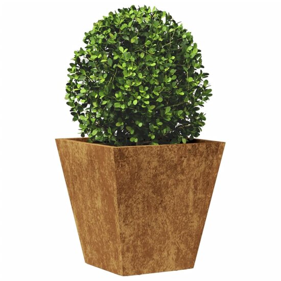 Plantenbak 30x30x30 cm weervast staal