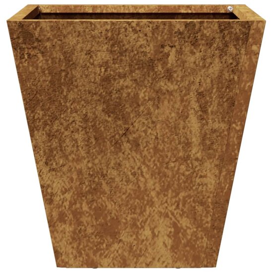 Plantenbak 30x30x30 cm weervast staal