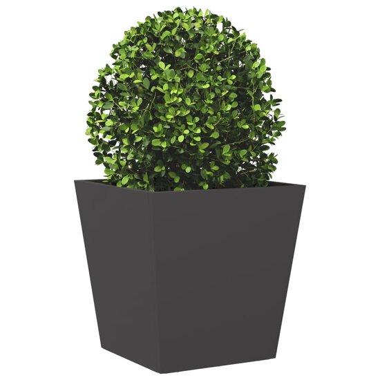 Plantenbak 40x40x40 cm staal zwart