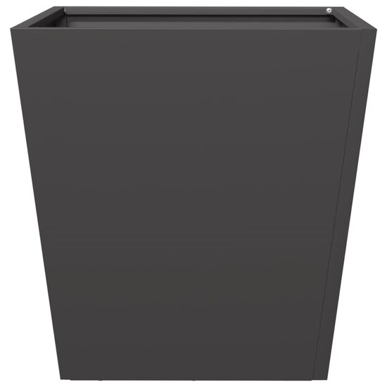 Plantenbak 40x40x40 cm staal zwart