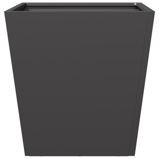 Plantenbak 40x40x40 cm staal zwart