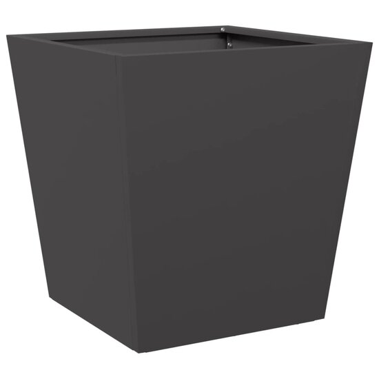 Plantenbak 40x40x40 cm staal zwart